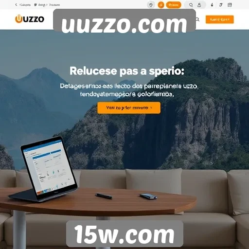 experiência de usuário no site uuzzo.com é destacada